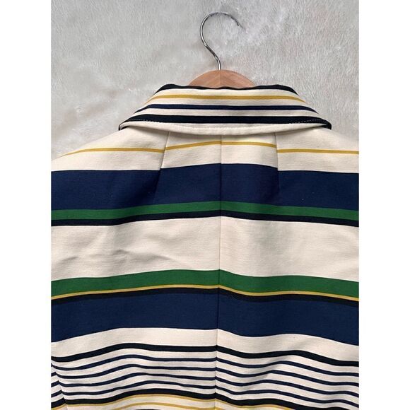 Tommy Hilfiger Preppy Americana Double Breasted Long Sleeve Striped Blazer - Picture 16 of 16